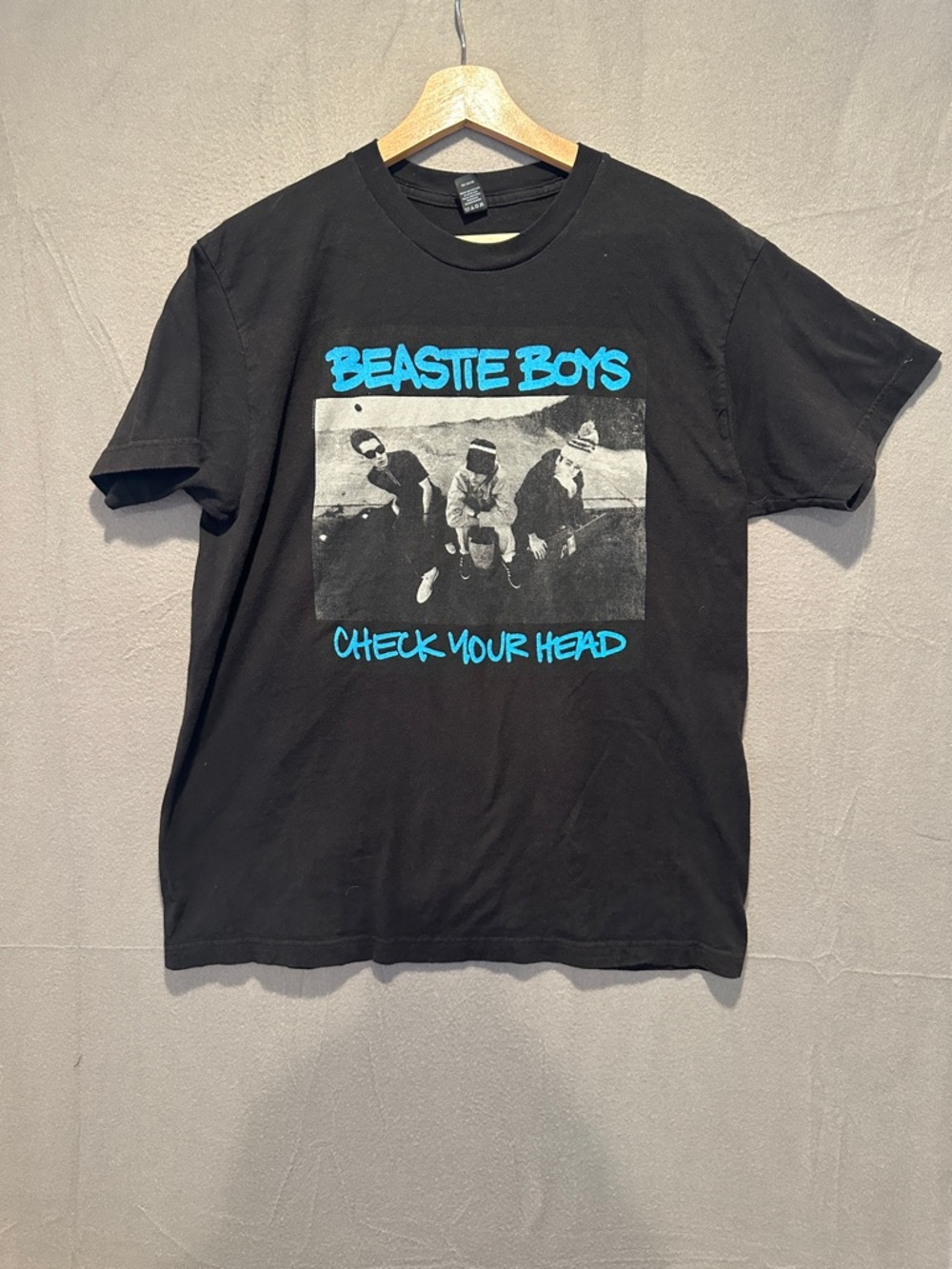 Beastie Boys Black Graphic 'Check Your Head' Tee